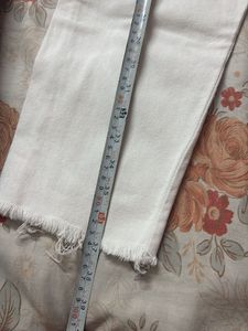 White Cargo Pants