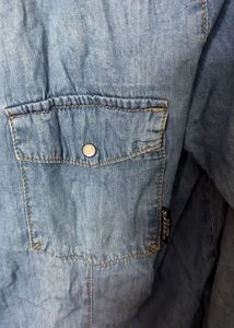 unisex Denim Western Shirt