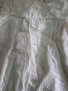 White Embroidered Ethnic Blouse