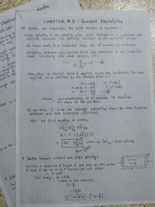 Physics Notes Class XII CBSE - Chapter Summaries