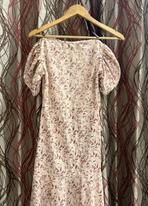 Floral Ruched Mini Dress