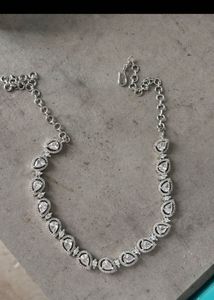 Elegant Silver Tone Necklace