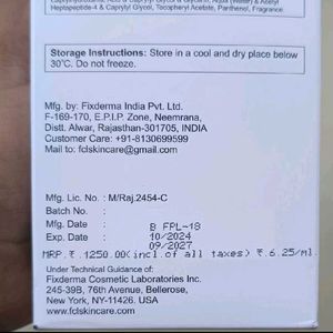 Fixderma Skincare Set