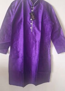 Men's Purple Silk Kurta festive wear