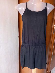 Black Spaghetti Strap Romper