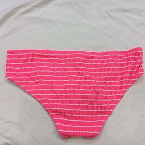 Pink ⭐Striped Bikini Bottom
