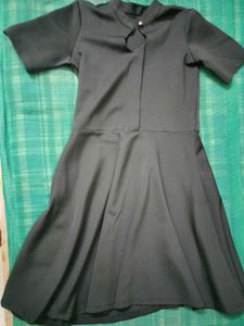 Chic Black Fit & Flare Dress