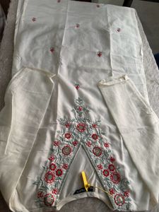 Elegant Embroidered Kurta with Dupatta