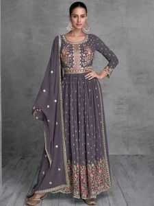 Nyra Cut Stone Work Full Set With Dupatta & Plazo