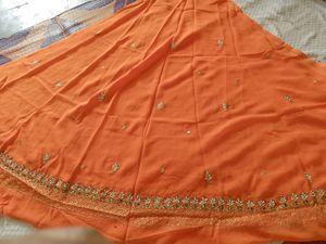 Unstitched Lahenga Blouse Fabric And Duptta