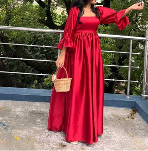 Stunning Red Off-Shoulder Gown