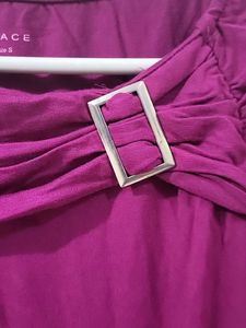 Grace Magenta 3/4th Sleeves Top