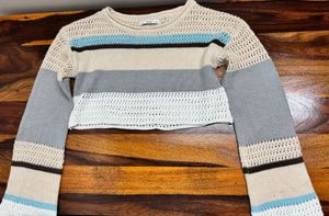 Crochet Knit Top