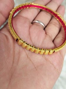 Elegant Gold Bangles Set