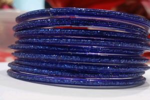 Sparkling Blue Bangle Set