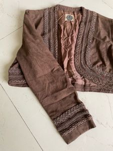 brown elegant jacket