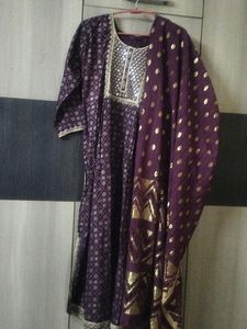 Printed Kurta Pant Dupatta Set