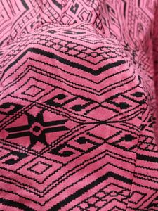 Pink And Black Long Skirt