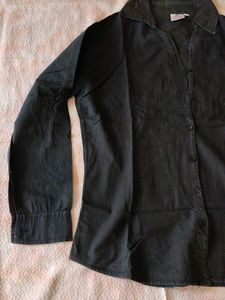 Classic Black Button-Up Shirt