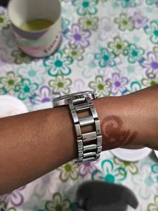 Fastrack Silver Tone Watch
