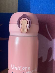 Unicorn Cartoon Printed Stainless Steel Sipper