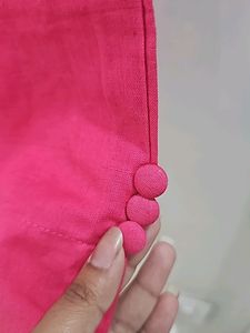 Indibelle Pink Plus Size Kurta Set XxL