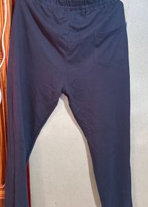 Navy Blue Casual Trousers