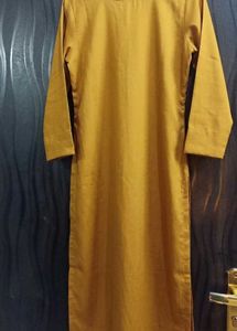*SOLD*Elegant Mustard Kurta with Embellishments