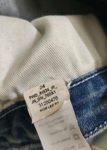 GLITCHEZ Women Wide Leg Light Faded Jeans