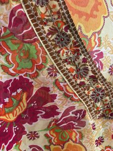 Vibrant Floral Embroidered Kurta