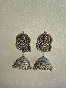 Ganesha Jhumka Earrings