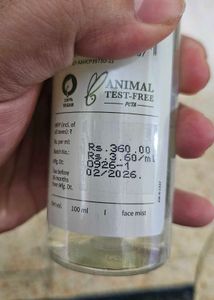 Plum green tea face mist