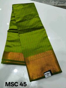 Elegant Maroon Saree with Golden Border