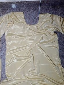 cream silk salwar kameez set