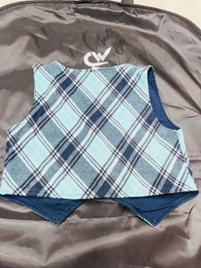 Boys Plaid Outfit Set
