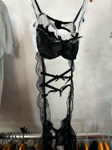 Black Lace Lingerie Set