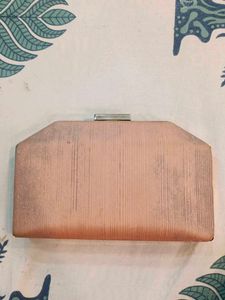 Elegant Rose Gold Clutch Bag