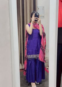 Beautiful Blue Kurta Set with Dupatta