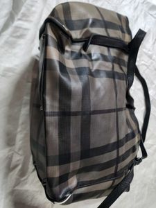 Burberry Haymarket Check Hobo Bag