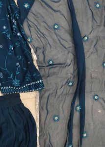 Stunning Teal Embroidered Lehenga Choli