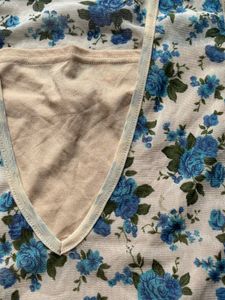 mesh floral top