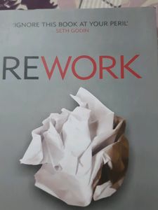 Rework-English, New &amp; Unread Book, By Jason &amp; David