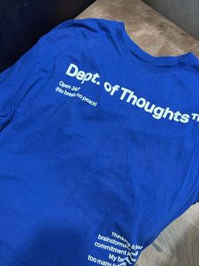 Blue Graphic T-Shirt - Dept. of Thoughts