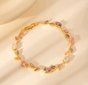gold tulip bracelet