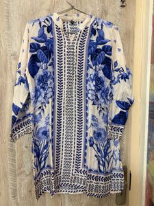 Blue Floral Print co ord set