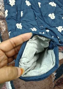 Adorable Squirrel Print Snowsuit