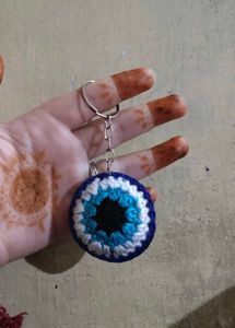 Handmade Evil Eye Keychain