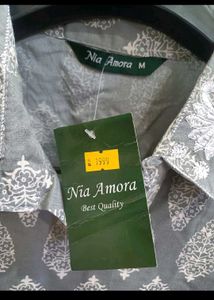 Grey Ethnic Kurta Set