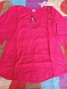Brand New Pink Embellished Top