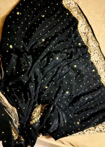 Elegant Black saree